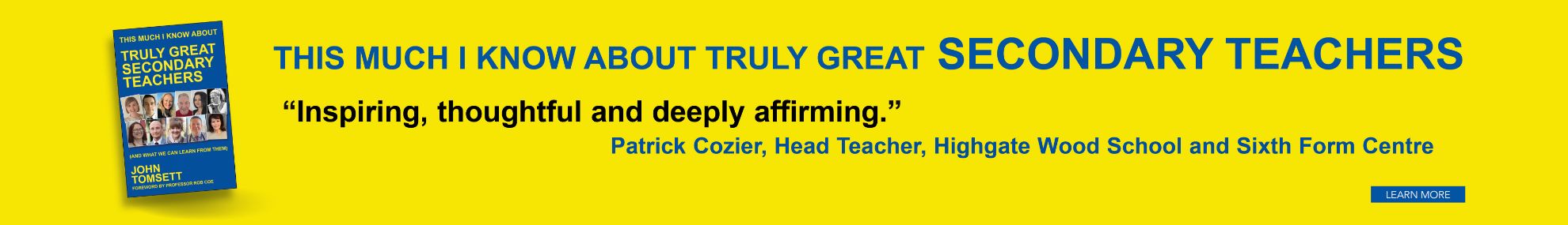 This Much I Know About Truly Great Secondary Teachers